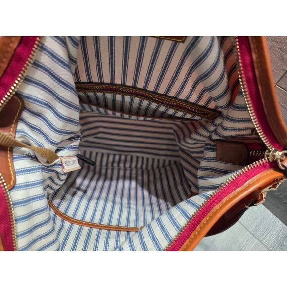 Dooney & Bourke Wayfarer Nylon Hobo w/Accessories Burnt orange A369782 - Picture 11 of 13